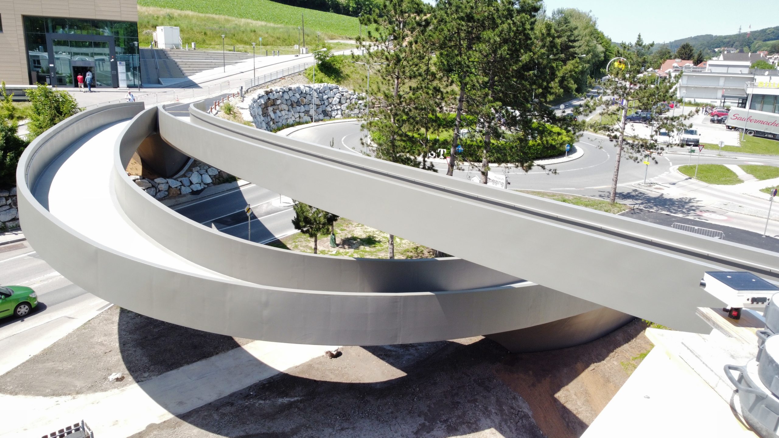Neubau Fußgängerbrücke, Klosterneuburg (AT)
