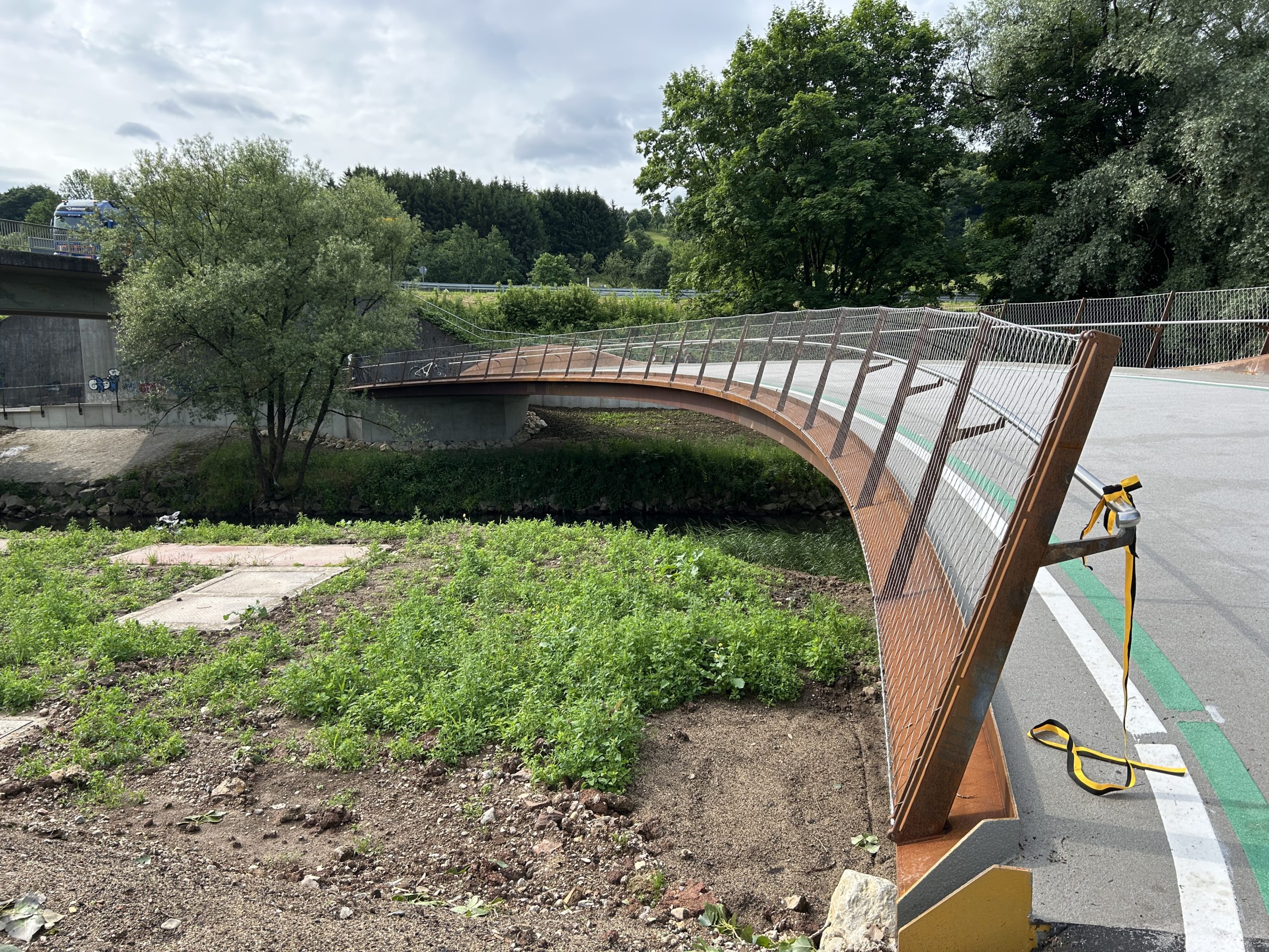 Radwegbrücke über die Fils (D)